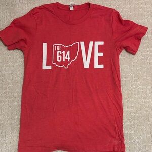 Bella Canvas Kids Red Graphic Tee